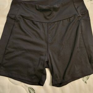 Women's Black Athletic Shorts With POCKETS!